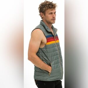 Aviator Nation 4 STRIPE VEST - SEDONA